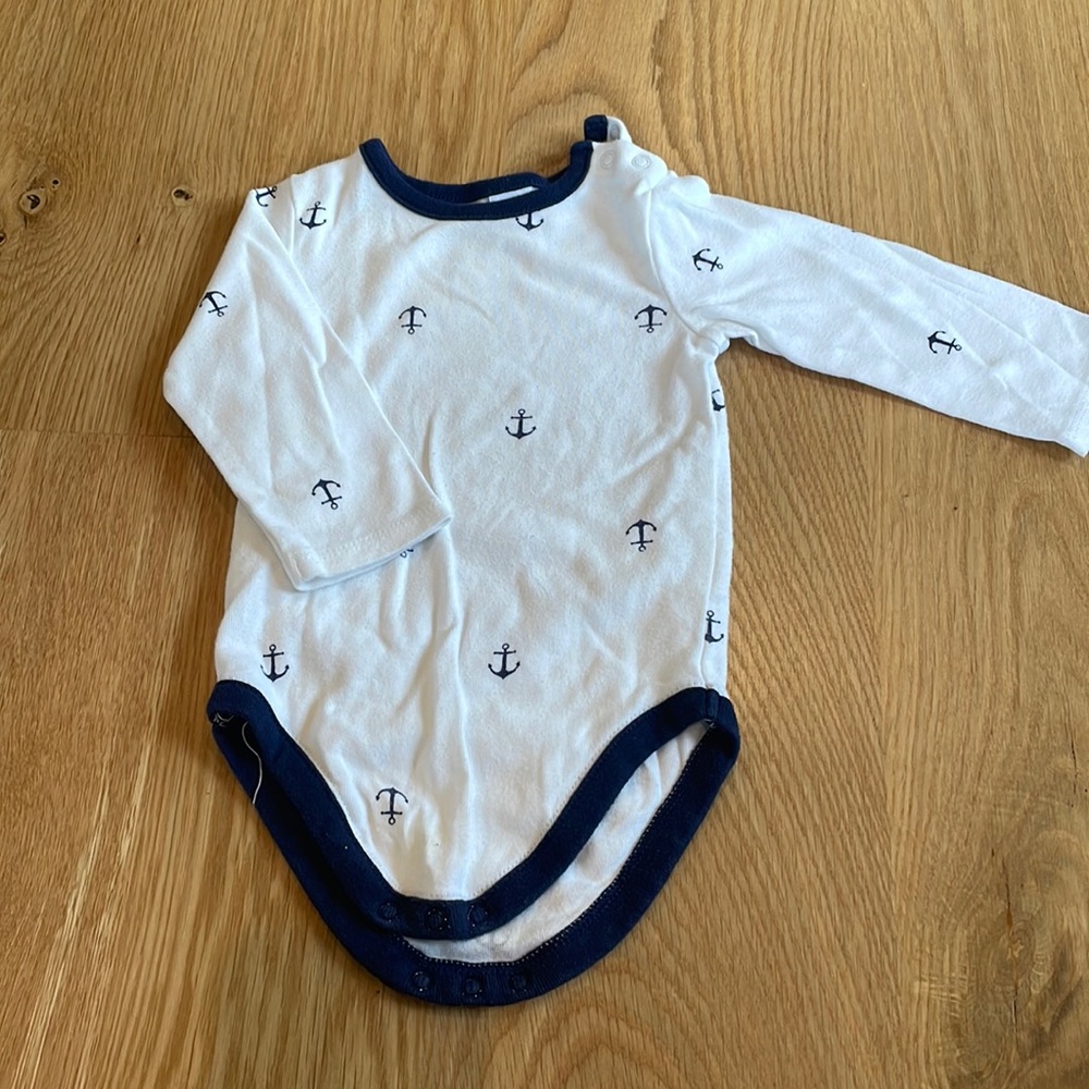 Janie and Jack nautical onsie.